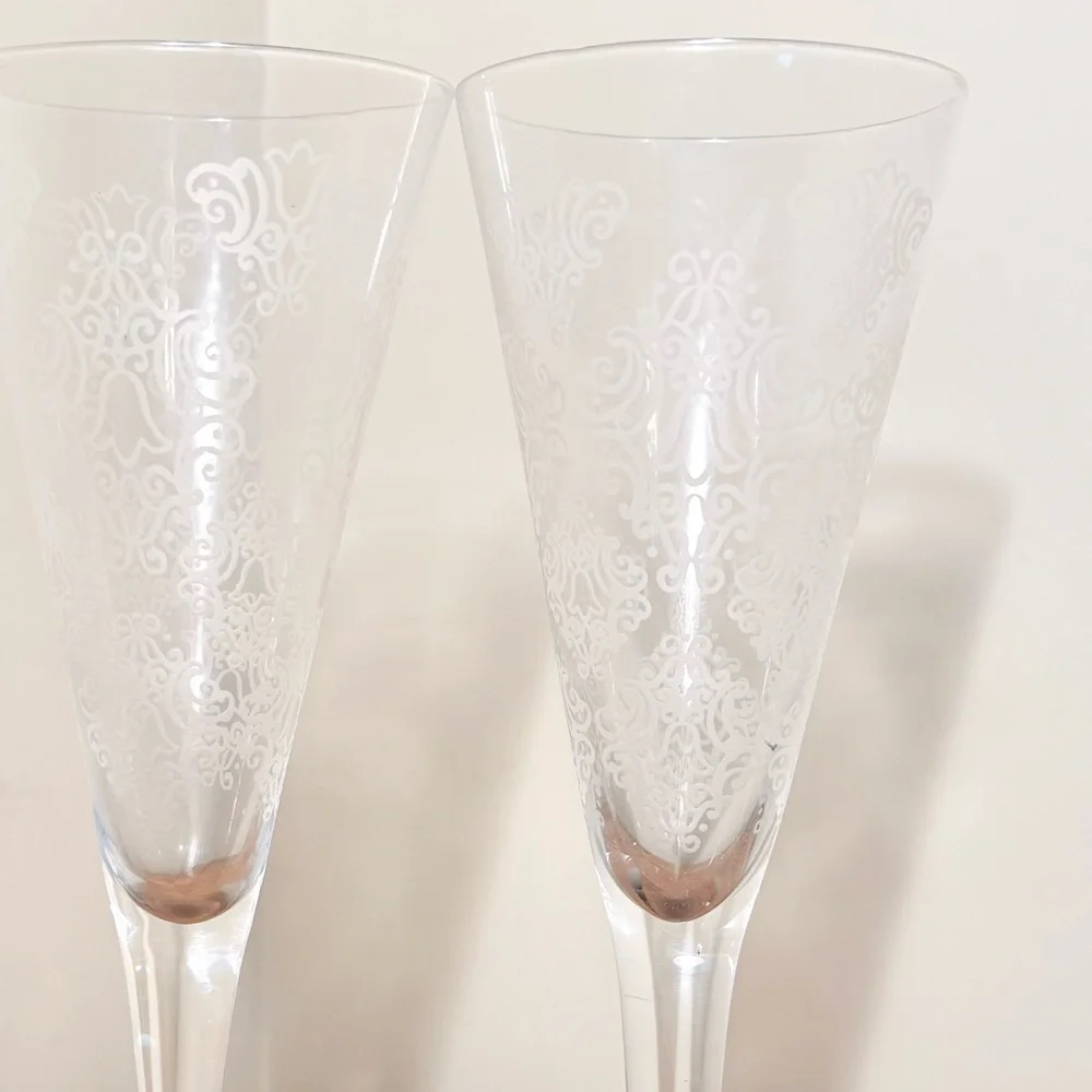 IKEA SNÖFINT Champagne Flutes
